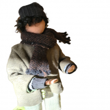 Maronimann Erzählfigur Puppe 30cm hoch Maroniofen